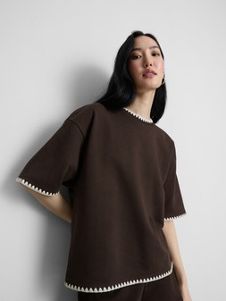 PRIMARK CROCHET TRIM SWEAT £10 €12 $16 RON60 PLN50 CZK310