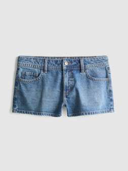 PRIMARK DENIM MICRO SHORTS BLUE MARL £10 €12 $16 RON60 PLN50 CZK310