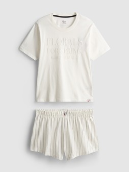 PRIMARK DTR DEVIL WRS SHORTY SET IVORY £14 €16 470CZK 90RON
