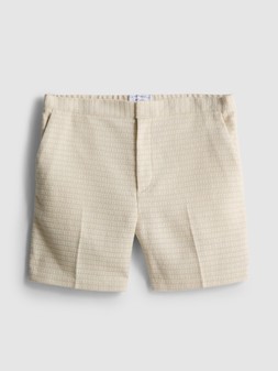 PRIMARK EDIT TEXTURED WOVEN SHORT ECRU £16 €18 $25 RON90 PLN80 CZK470