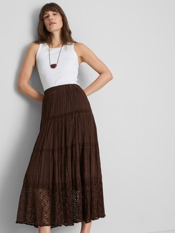 PRIMARK FLOCKED PAISLEY SKIRT, £12, €14, $18, RON70, PLN60, CZK365