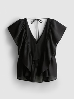 PRIMARK FRILL NECK TOP, £14, €16, $20, RON80, PLN70, CZK415 (4)