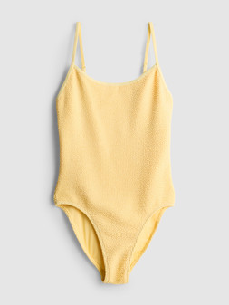 PRIMARK HYPER CRINKLE STRAPPY SWIM YELLOW £12 €14 $18 RON70 PLN60 CZK365