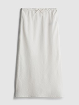 PRIMARK LINEN MAXI SKIRT WHITE £8 €11 $15 RON54 PLN47 CZK285