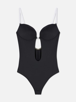 PRIMARK LOW PLUNGE BODYSUIT, £18, €20, PLN90, CZK520, RON100