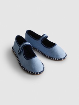 PRIMARK MARY JANE BALLERINA SHOES BLUE £7 €8 $12 RON40 PLN34 CZK210