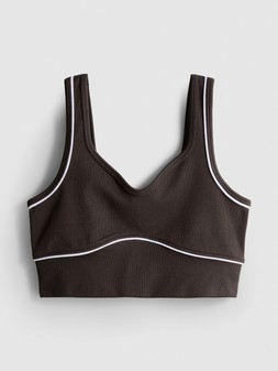 PRIMARK PIPING CROP CHOCOLATE £9 €11 $15 RON54 PLN47 CZK285