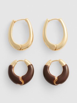 PRIMARK PRESENTS BY COLEEN 2PK HOOPS, £4, €5, $8, RON25, PLN22, CZK130