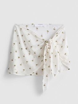 PRIMARK PRINT SARONG CREAM £4 €5 $8 RON25 PLN22 CZK130