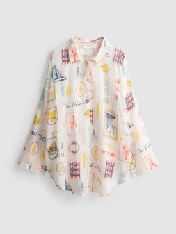 PRIMARK PRINTED BEACH SHIRT £10 €12 $16 RON60 PLN50 CZK310