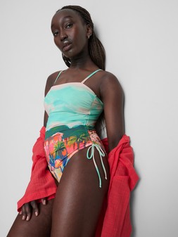 PRIMARK SCENIC PRINT SWIMSUIT PINK £14 €16 $20 RON80 PLN70 CZK415 (2)