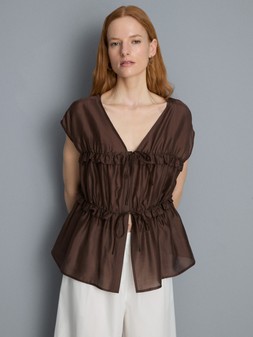 PRIMARK SHIRRED SLEEVELESS TOP, £12, €14, $18, RON70, PLN60, CZK365 (3)
