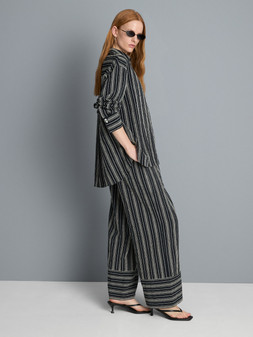 PRIMARK STRIPE TEXTURED TROUSER, £14, €16, $20, RON80, PLN70, CZK415 (3)