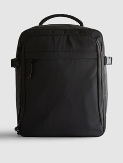PRIMARK TRAVEL BACKPACK BLACK £18 €22 $27 RON110 PLN95 CZK570