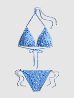 PRIMARK TRIANGLE SET BLUE £5 €6 $7 RON30 PLN26 CZK155