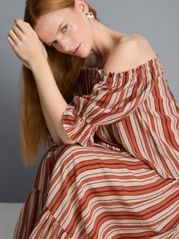 PRIMARK VOILE BARDOT TOP, £14, €16, $20, RON80, PLN70, CZK415