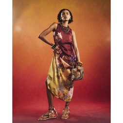 RI Brown Floral Maxi Dress £75 5