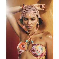 RI Pink Embellished Skull Cap £19
