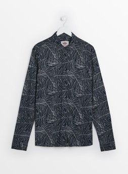 MK x Union Works Black Leaf Print Shirt, &pound;18