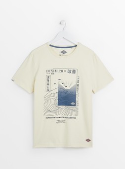 MK x Union Works Cream Printed Tee, &pound;12