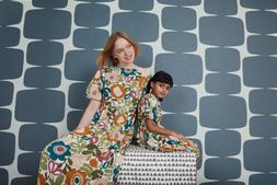 SCION RETRO FLORAL PRINT DRESS &pound;28 &SCION FLORAL WOVEN DRESS FOR KIDS &pound;14- &pound;16