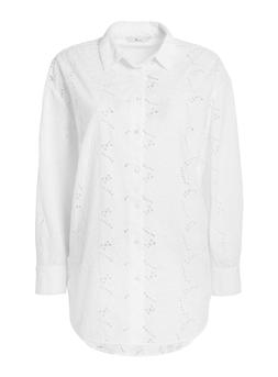 Tu White Longline Lace Shirt, &pound;25