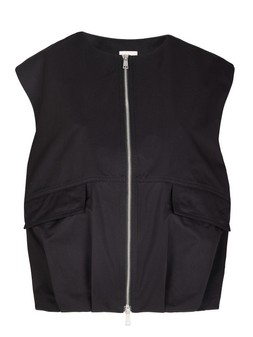 Tu Black Collarless Zip Gilet, £26