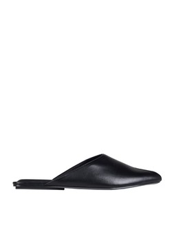 Tu Black Peep-Toe Mule, £18