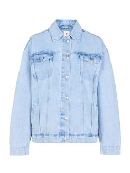 Tu Bleach-Wash Oversized Trucker Jacket, £28
