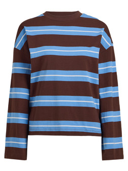 Tu Brown Stripe Long Sleeve Oversized T‑Shirt, £14