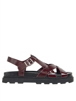 Tu Burgundy Chunky Cleated Sandals, £22
