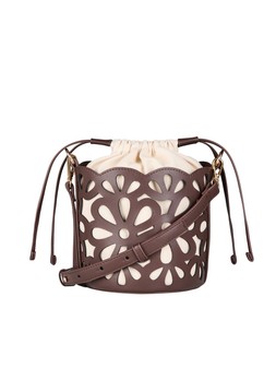 Tu Chocolate Cutwork Bucket Bag, £18