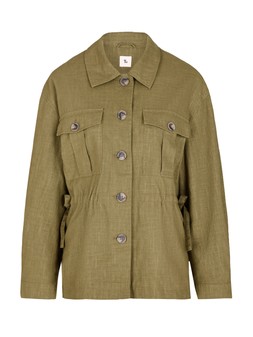 Tu Khaki Utility Jacket With Linen, £36