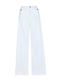 Tu White Patch-Pocket Flares, £25
