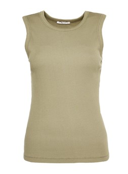 Tu Khaki Ribbed Vest, &pound;6