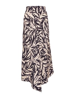 Tu Mono Leaf Print Asymmetric Maxi Skirt, &pound;22