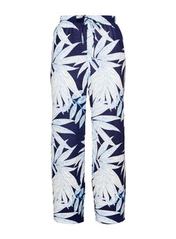 Tu Navy Leaf Wide Leg Coord Pyjama Bottoms, &pound;12
