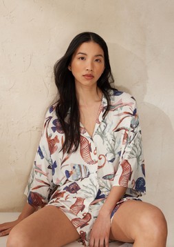 Tu Under The Sea Traditional Shorts Pyjamas, &pound;18