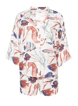 Tu Under The Sea Traditional Shorts Pyjamas, &pound;18