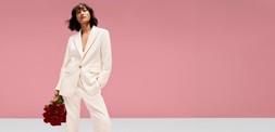 M&S Collection Blazer &pound;69, M&S Collection Trousers &pound;39.50