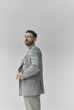 Autograph Jacket £129, Autograph Trousers £70, Autograph T-shirt £20, Shoes £65 (2)