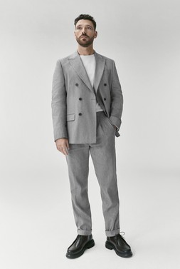 Autograph Jacket £129, Autograph Trousers £70, Autograph T-shirt £20, Shoes £65 (7)