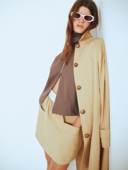 M&S Coat £70, M&S Jacket £55, Goodmove Shorts £28, M&S Skirt £30, Sunglasses £16