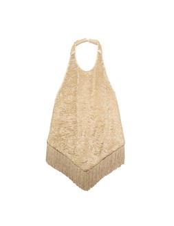M&S Gold Fringe Top