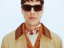 M&S Jacket £65, M&S Shirt £35, M&S T-Shirt £18, M&S Jeans £35, Sunglasses £35, Neckerchief £16, Belt £22, Bracelet £20 (2)