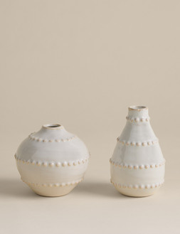 M&S Set of 2 Bobble Bud Ceramic Vases £12.50