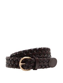 M&S Wide Leather Plaited Belt £26