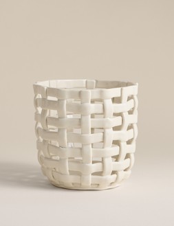 M&S Basket Weave Ceramic Hurricane £19.50