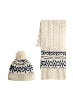 M&S Beanie & Scarf Set £30