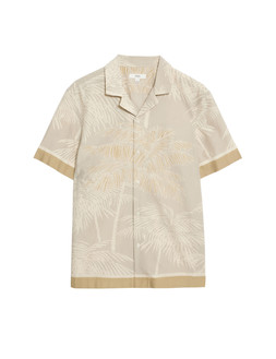 M&S Beige Pattern Shirt £32